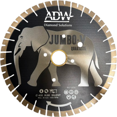 ADW Jumbo V Fast Quartzite Bridge Saw Blade